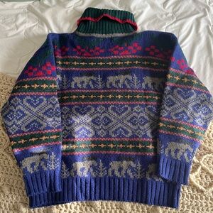 Men’s Holiday Sweater Turtleneck
